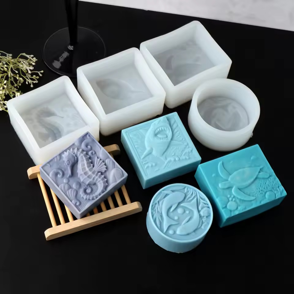 Soap Making Instructions - قالب صابون سيليكون ثلاثي الأبعاد على