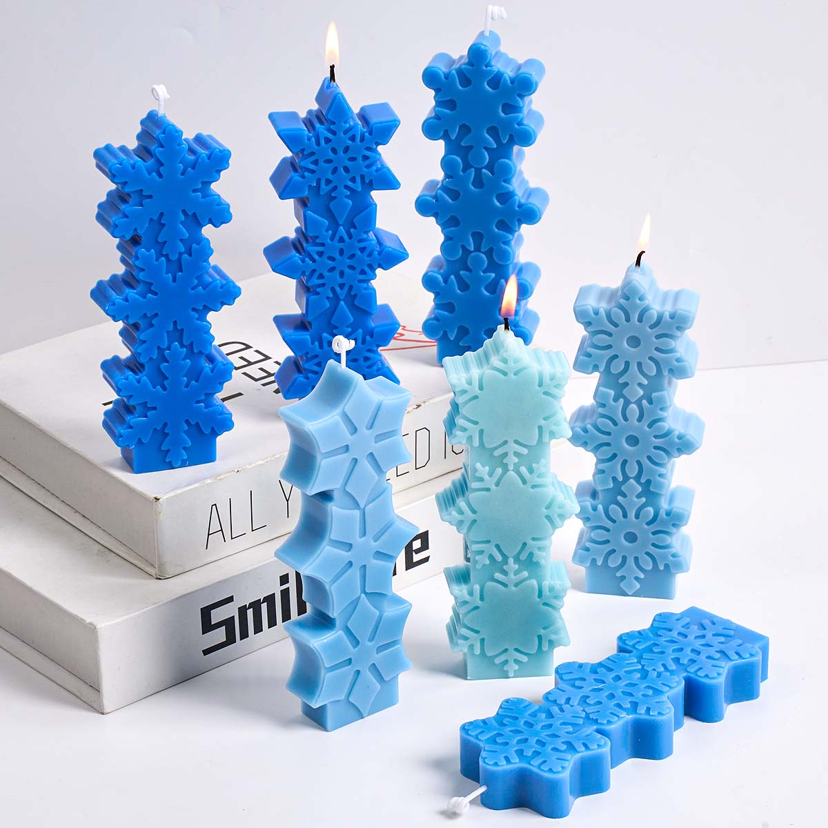 عيد الميلاد ندفة الثلج قالب شم - مراجعة Soap Making Gifts وسعره