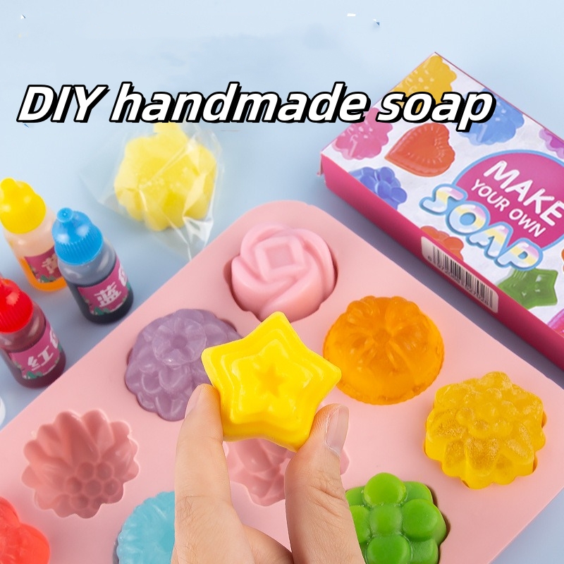 DIY اليدوية الصابون الكريستال  - مراجعة Soap Making Kit For Beginners وسعره
