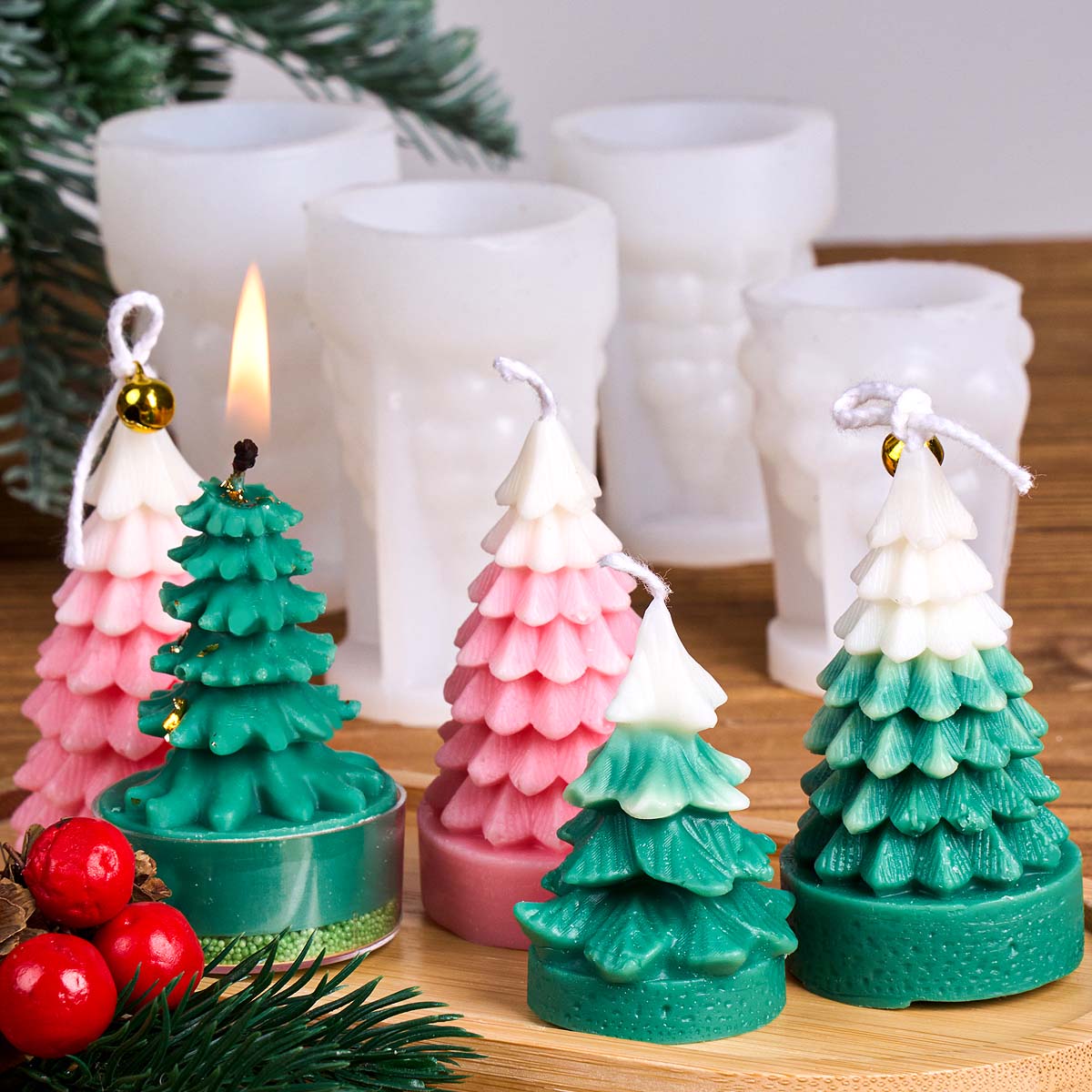 قالب شمع سيليكون ثلاثي الأبعاد - مراجعة Soap Making Gifts وسعره